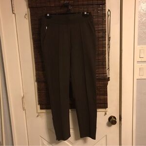 Athleta Venice Heathered Pintuck Pant, Dark Brown Heather SIZE XS